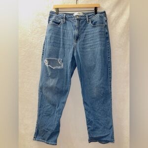 Hollister vintage stretch curvy ultra high rise vintage straight leg jeans